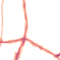 Night-time road noise heatmap for NN1 3HB