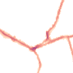Night-time road noise heatmap for NN1 3JY