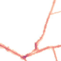 Night-time road noise heatmap for NN1 3QL