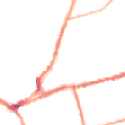 Night-time road noise heatmap for NN1 4BD