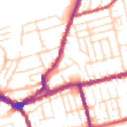Daytime road noise heatmap for NN1 4BG