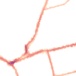 Night-time road noise heatmap for NN1 4BG