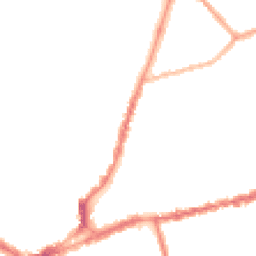 Night-time road noise heatmap for NN1 4BJ