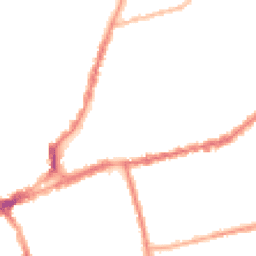 Night-time road noise heatmap for NN1 4BX