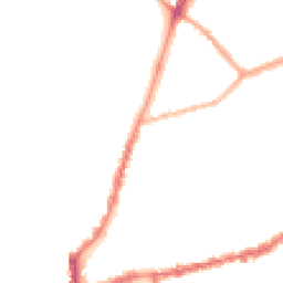 Night-time road noise heatmap for NN1 4JU