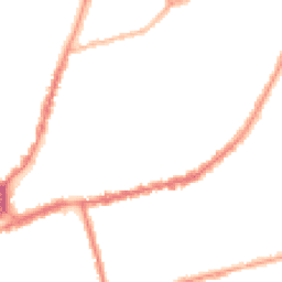 Night-time road noise heatmap for NN1 4LH