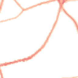 Night-time road noise heatmap for NN1 4NW