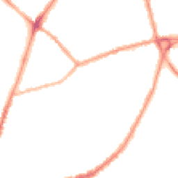 Night-time road noise heatmap for NN1 4PF