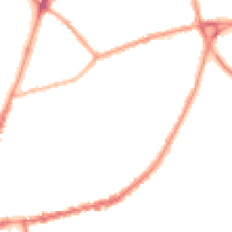Night-time road noise heatmap for NN1 4PN