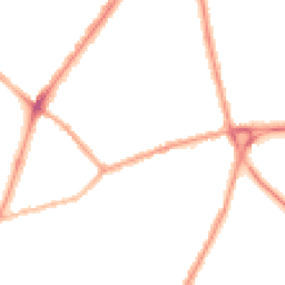 Night-time road noise heatmap for NN1 4QZ