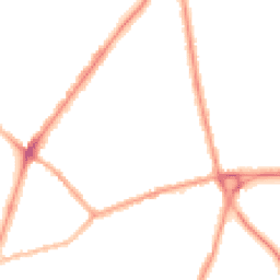Night-time road noise heatmap for NN1 4RN