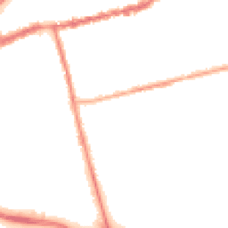 Night-time road noise heatmap for NN1 5BJ