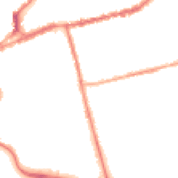 Night-time road noise heatmap for NN1 5BY
