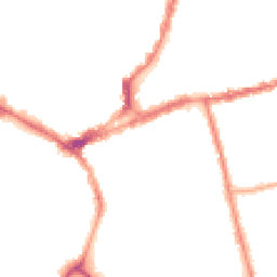 Night-time road noise heatmap for NN1 5EA