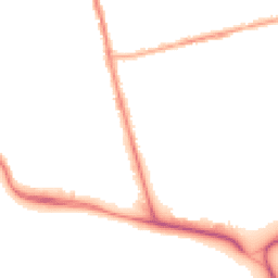 Night-time road noise heatmap for NN1 5HQ