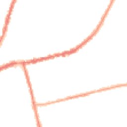 Night-time road noise heatmap for NN1 5JZ