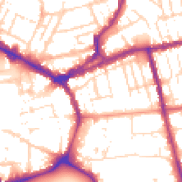 Daytime road noise heatmap for NN1 5QR