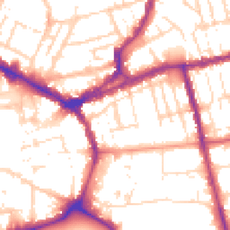 Daytime road noise heatmap for NN1 5QY