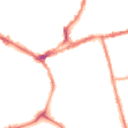 Night-time road noise heatmap for NN1 5QY