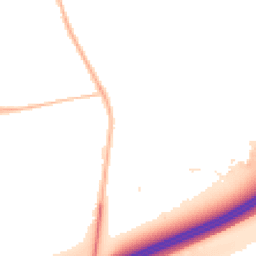 Night-time road noise heatmap for NN1 5SA