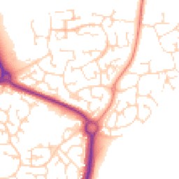 Daytime road noise heatmap for NN11 0GQ