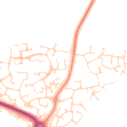 Daytime road noise heatmap for NN11 0GW