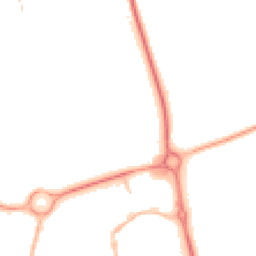 Night-time road noise heatmap for NN11 0PP