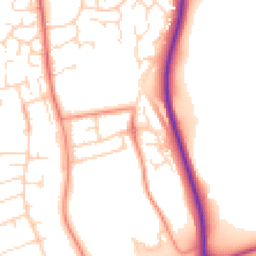 Daytime road noise heatmap for NN11 0PS