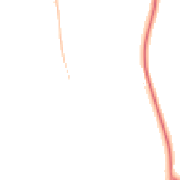 Night-time road noise heatmap for NN11 0QA