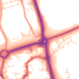 Daytime road noise heatmap for NN11 0QB
