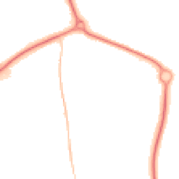 Night-time road noise heatmap for NN11 0SF