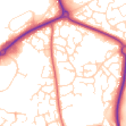 Daytime road noise heatmap for NN11 0TX