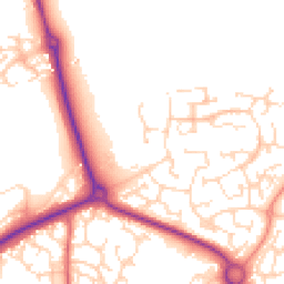 Daytime road noise heatmap for NN11 0WP