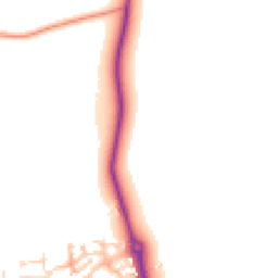 Daytime road noise heatmap for NN11 2AN