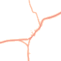 Daytime road noise heatmap for NN11 2EL