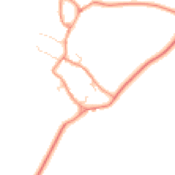 Daytime road noise heatmap for NN11 2EN