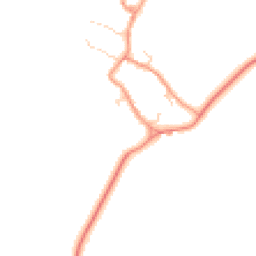 Daytime road noise heatmap for NN11 2HA