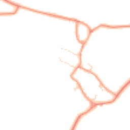 Daytime road noise heatmap for NN11 2JJ