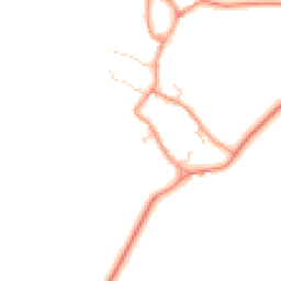 Daytime road noise heatmap for NN11 2JL