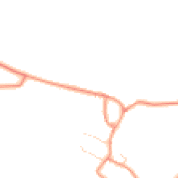 Daytime road noise heatmap for NN11 2JS
