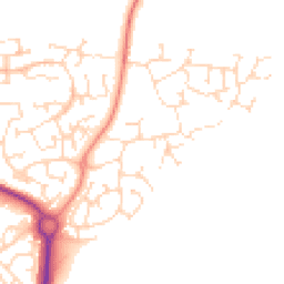 Daytime road noise heatmap for NN11 2LB