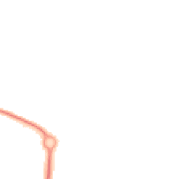 Night-time road noise heatmap for NN11 2LD