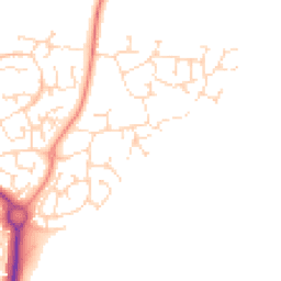 Daytime road noise heatmap for NN11 2LF