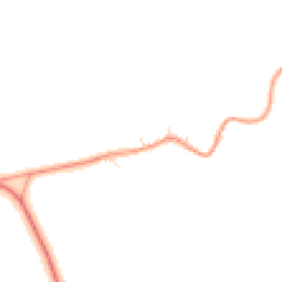 Daytime road noise heatmap for NN11 2NS