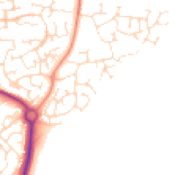 Daytime road noise heatmap for NN11 2NX