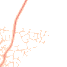 Daytime road noise heatmap for NN11 2PD
