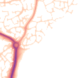 Daytime road noise heatmap for NN11 2PQ