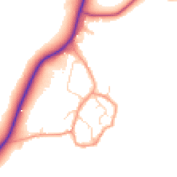 Daytime road noise heatmap for NN11 3AF