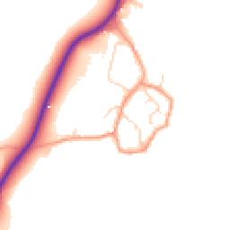 Daytime road noise heatmap for NN11 3AN