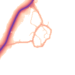 Daytime road noise heatmap for NN11 3AP
